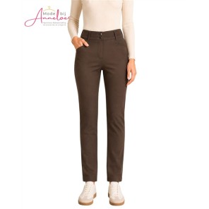 Red Button Broek Diana Smart SRB5037-  Mud